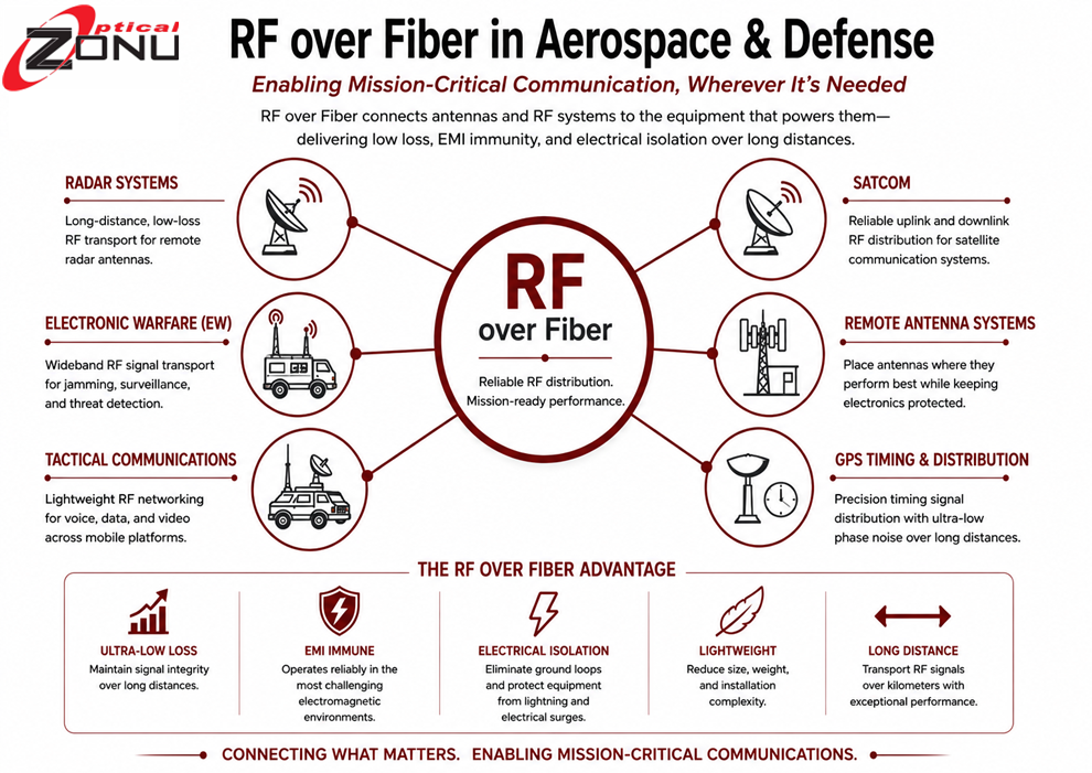 OZC - RFoF in Aerospace & defense Applications